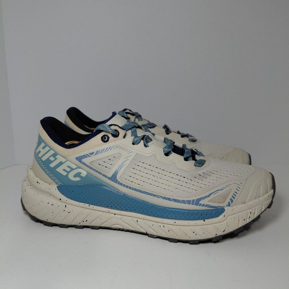 Hi-Tec Shoes Womens Size 10 Blue White Trail Walking Running Athletic Sneakers